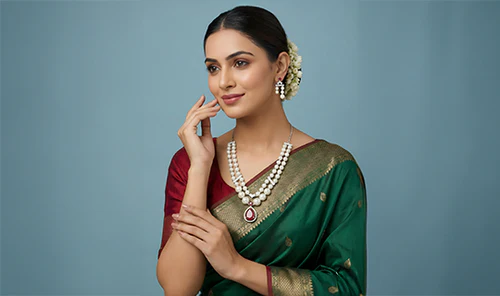Gold Plated Multilayered Necklace