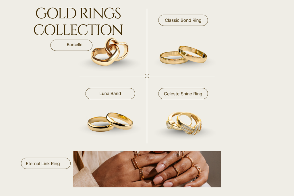 luxury jewelry shopping gold collection