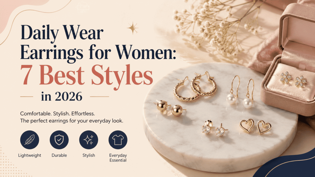 daily wear earrings for women