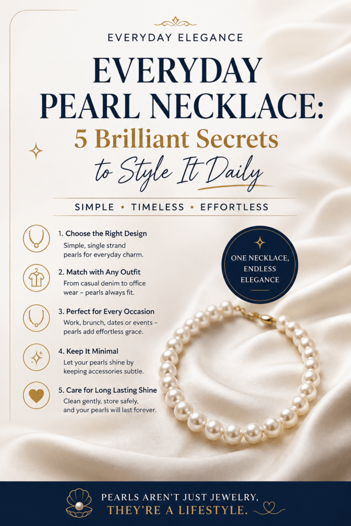 everyday pearl necklace